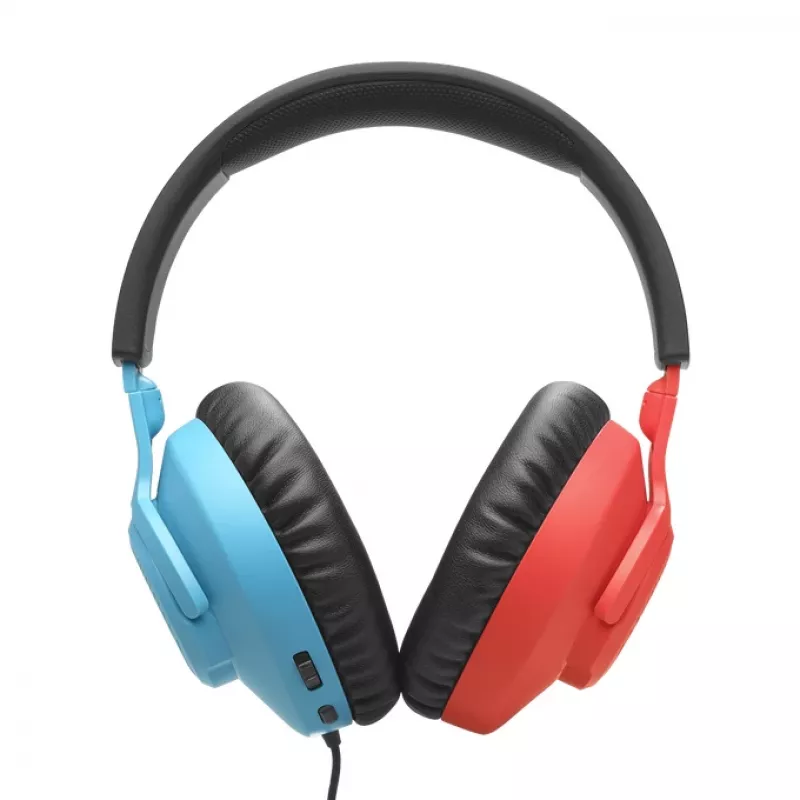 JBL Quantum 100N Headset káblový cez hlavu gaming modrá, červená