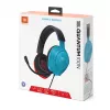 JBL Quantum 100N Headset káblový cez hlavu gaming modrá, červená