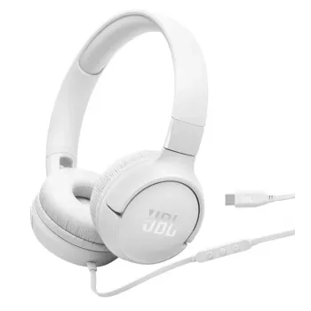 JBL Tune 520C USB-C slúchadlá káblový cez hlavu hovory/hudba USB Type-C biela