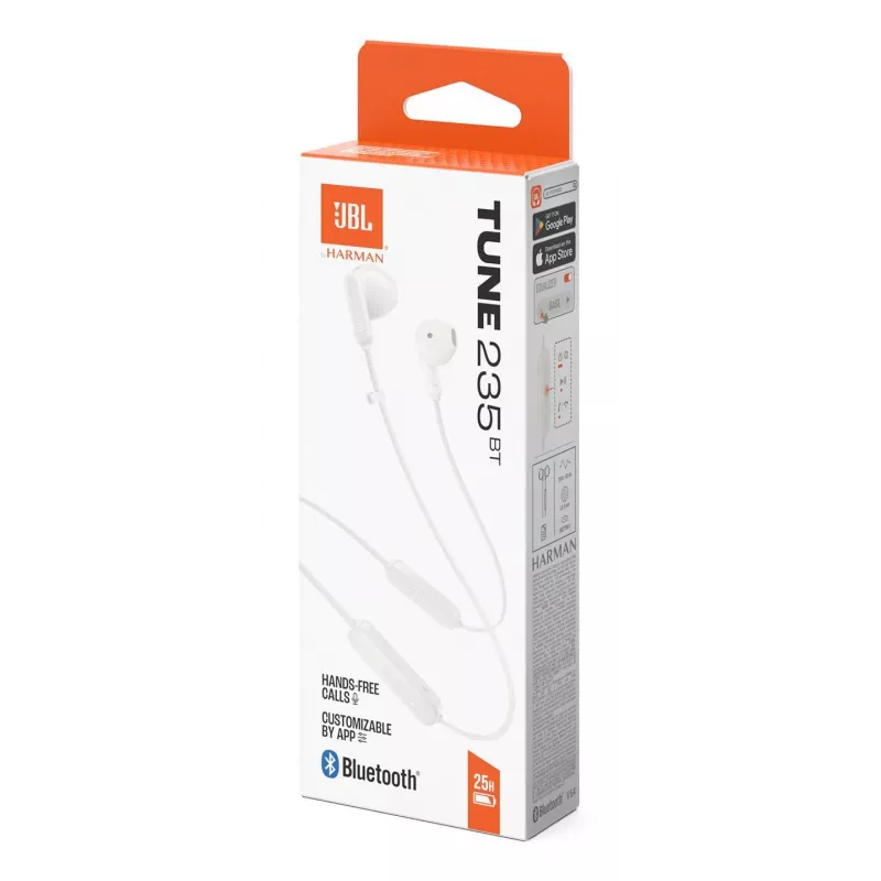 JBL Tune 235BT Headset bezdrôtový do uší hovory/hudba Bluetooth biela