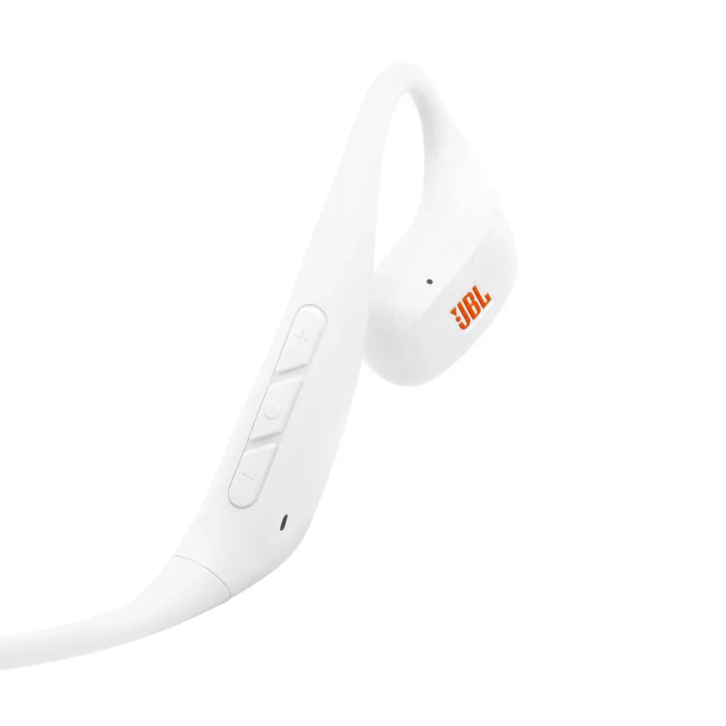 Headset JBL Endurance Pace bezdrôtový open-ear športový Bluetooth USB Type-C biela, 20–20000 Hz, 120 g