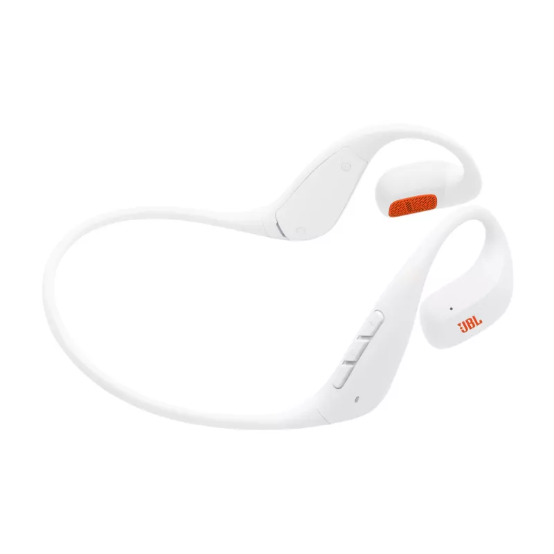 Headset JBL Endurance Pace bezdrôtový open-ear športový Bluetooth USB Type-C biela, 20–20000 Hz, 120 g