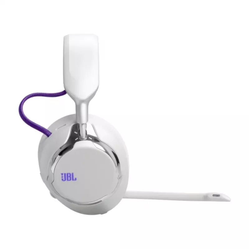 JBL Quantum 950 Headset bezdrôtový cez hlavu herný USB Type-C Bluetooth nabíjacia stanica oranžový, strieborný, biely