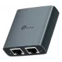 Sieťový rozbočovač TP-Link EH210 čierne kovové puzdro šírka 58 mm