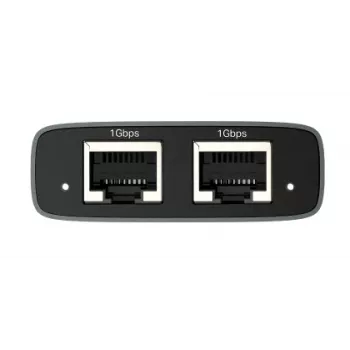 Sieťový rozbočovač TP-Link EH210 čierne kovové puzdro šírka 58 mm