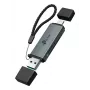 Čítačka kariet TP‑LINK UA430D USB 3.1 — podpora MicroSD/SD, 200 Mbit/s, čierna, 75×22,9×9,3 mm