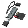Čítačka kariet TP‑LINK UA430D USB 3.1 — podpora MicroSD/SD, 200 Mbit/s, čierna, 75×22,9×9,3 mm