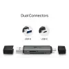Čítačka kariet TP‑LINK UA430D USB 3.1 — podpora MicroSD/SD, 200 Mbit/s, čierna, 75×22,9×9,3 mm