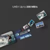 Čítačka kariet TP‑LINK UA430D USB 3.1 — podpora MicroSD/SD, 200 Mbit/s, čierna, 75×22,9×9,3 mm