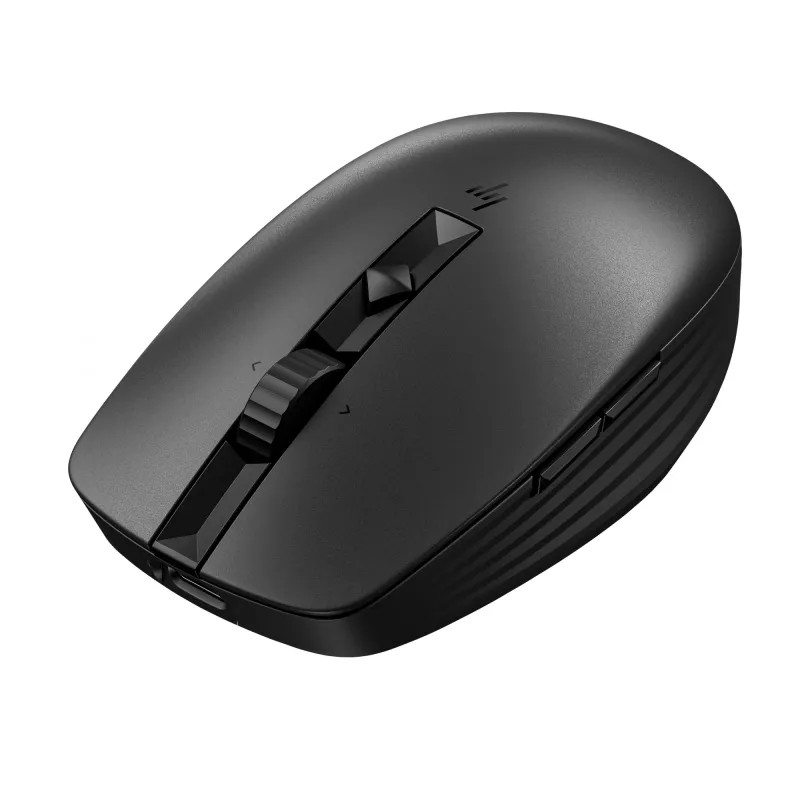 HP 715 nabíjateľná multi-device myš, obojručná, RF Wireless + Bluetooth, 3000 DPI, čierna