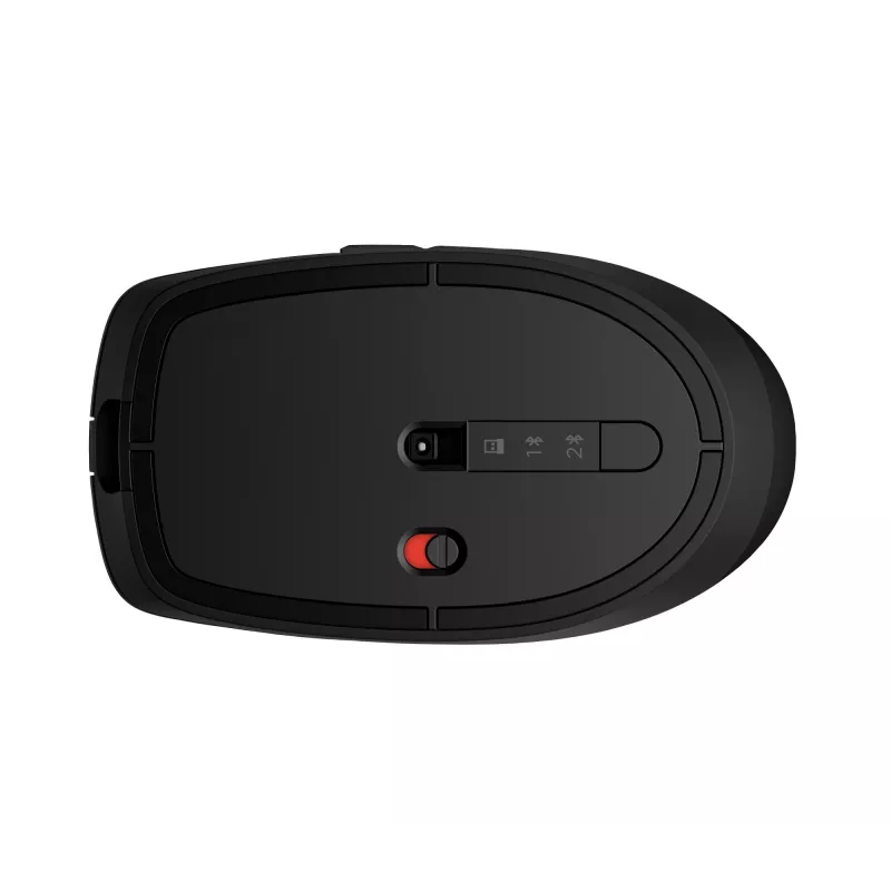 HP 715 nabíjateľná multi-device myš, obojručná, RF Wireless + Bluetooth, 3000 DPI, čierna