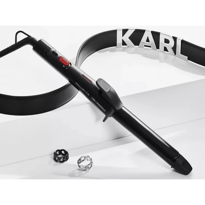 Rowenta X KARL LAGERFELD CF321L kulma teplá čierna, červená 47 W 1,8 m