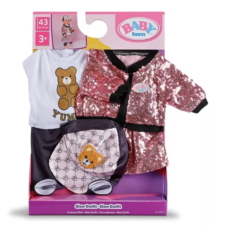 BABY born 840757 príslušenstvo pre bábiky sada oblečenia pre bábiky
