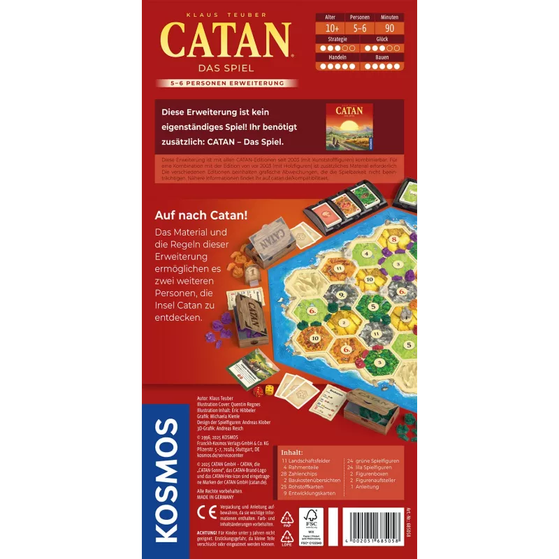 Kosmos CATAN 90 min. kartová hra stratégia