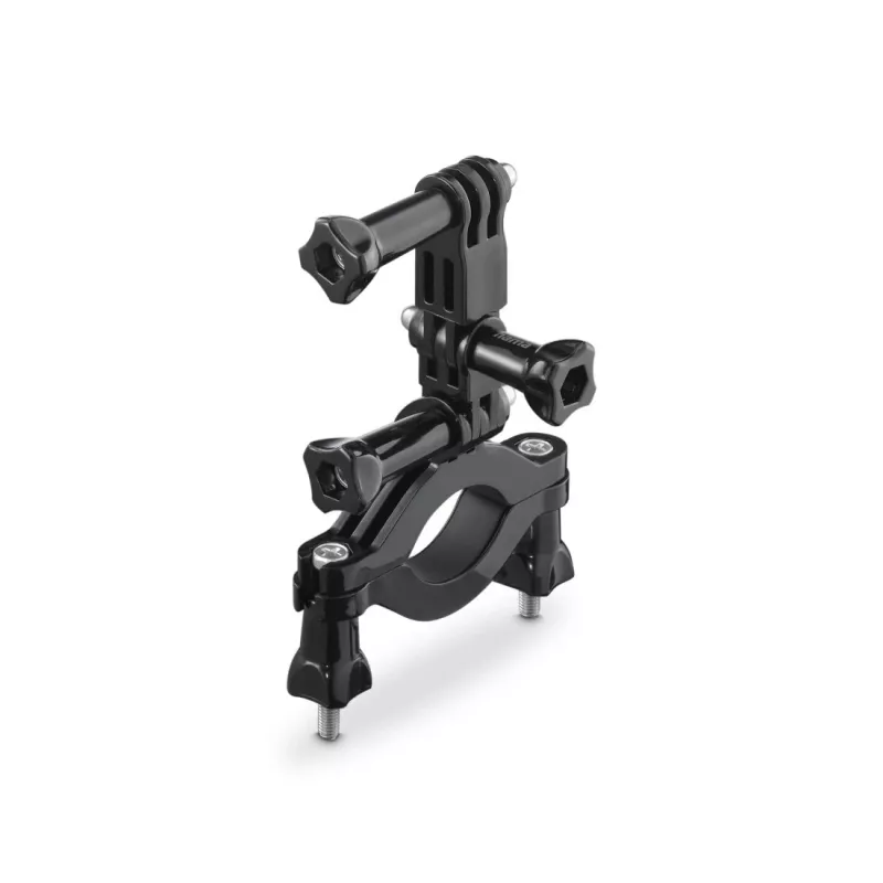 HAMA pasívny držiak pre akčnú kameru — veľký, čierny, pre bicykle a aktivity v prírode (vhodný pre rúry 2,5–6,2 cm)