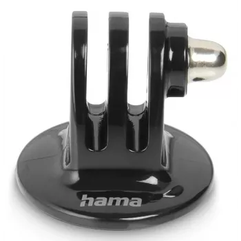 Adaptér na statív pre akčné kamery HAMA model 00004565, závit 1/4 palca, čierny