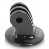 Adaptér na statív pre akčné kamery HAMA model 00004565, závit 1/4 palca, čierny