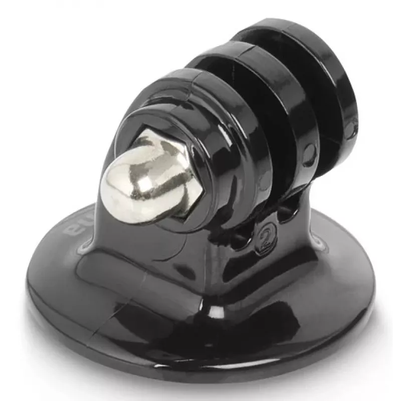 Adaptér na statív pre akčné kamery HAMA model 00004565, závit 1/4 palca, čierny