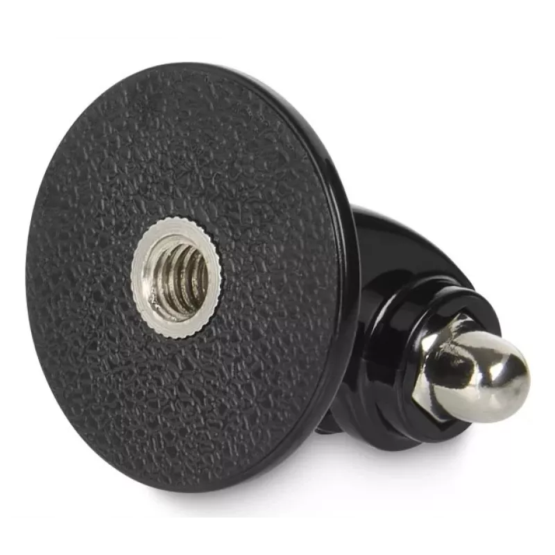Adaptér na statív pre akčné kamery HAMA model 00004565, závit 1/4 palca, čierny