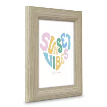 Fotorámik HAMA Tori samostatný MDF hnedý pre fotografie 13×18 cm, certifikát FSC