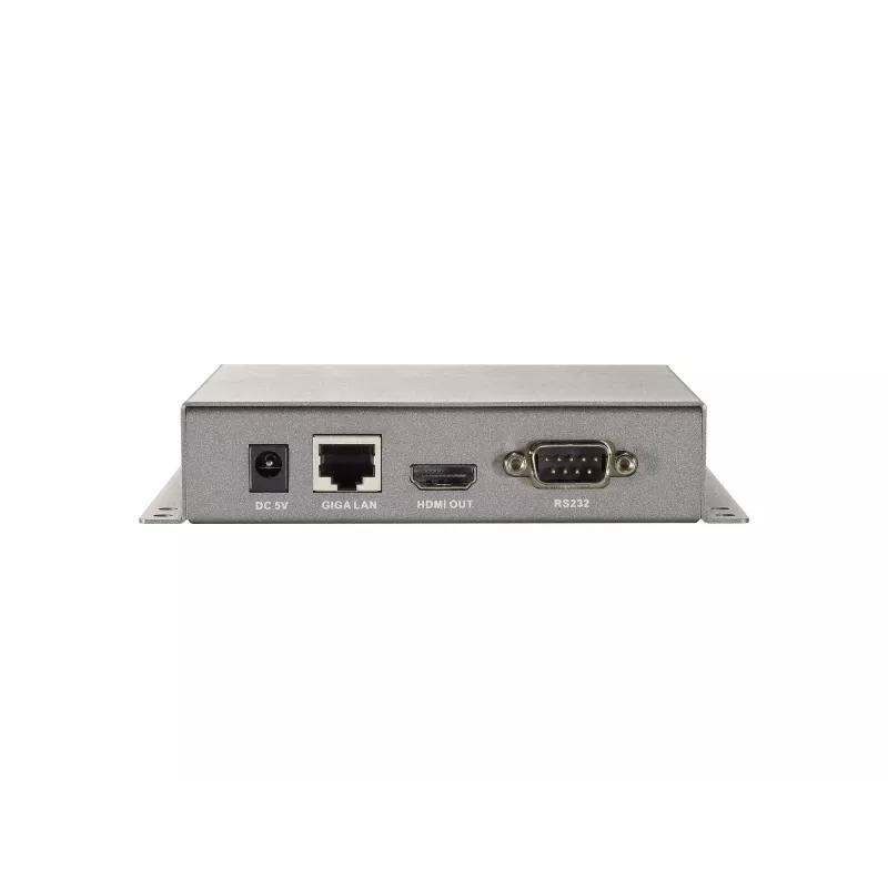 LevelOne HDMI over IP PoE prijímač, 1920 x 1080 pixelov, AV prijímač, sivý, HDCP