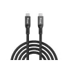 USB4 Gen 4x2 C‑na‑C kábel EQUIP 1,2 m, 80 Gbit/s, PD240W, 8K@60Hz, čierny