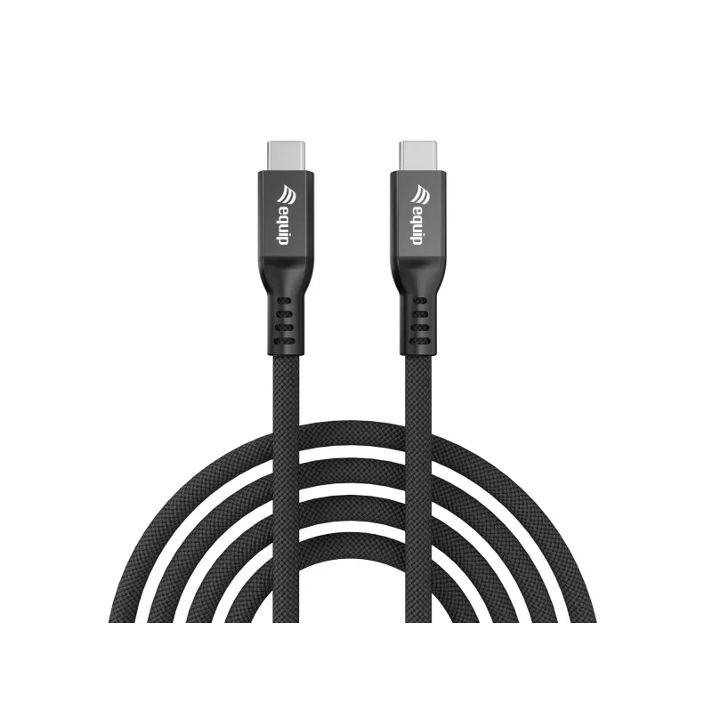 USB4 Gen 4x2 C‑na‑C kábel EQUIP 1,2 m, 80 Gbit/s, PD240W, 8K@60Hz, čierny