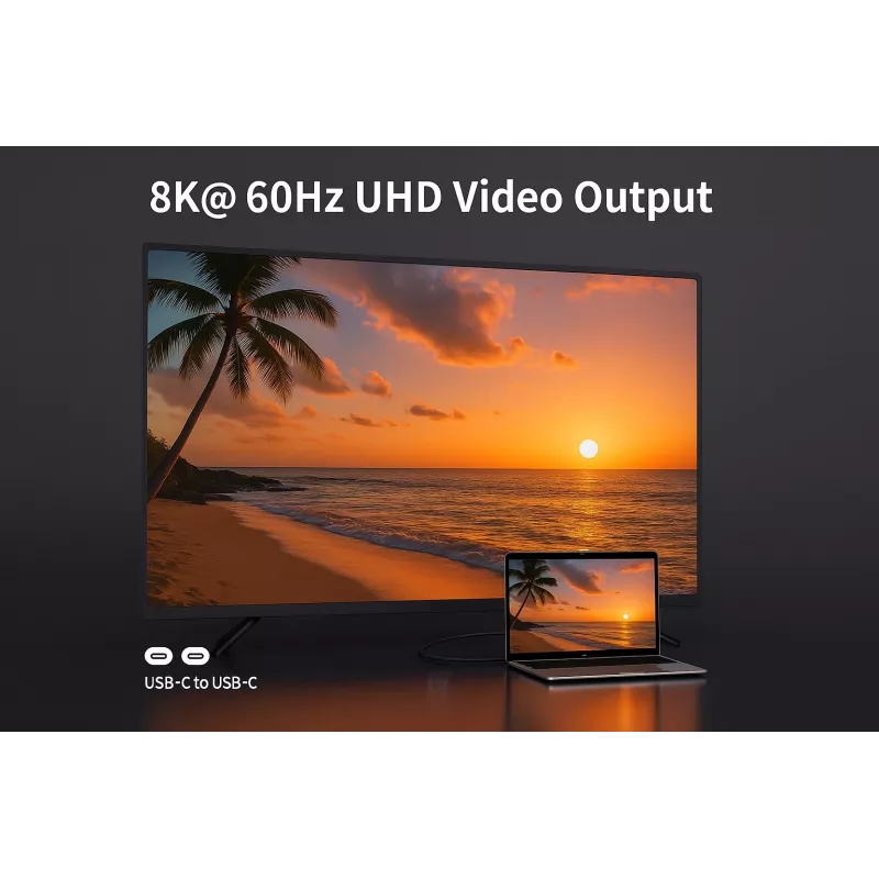 USB4 Gen4x2 C‑na‑C kábel EQUIP 2 m, 80 Gbit/s, PD 240 W, 8K@60Hz, čierny