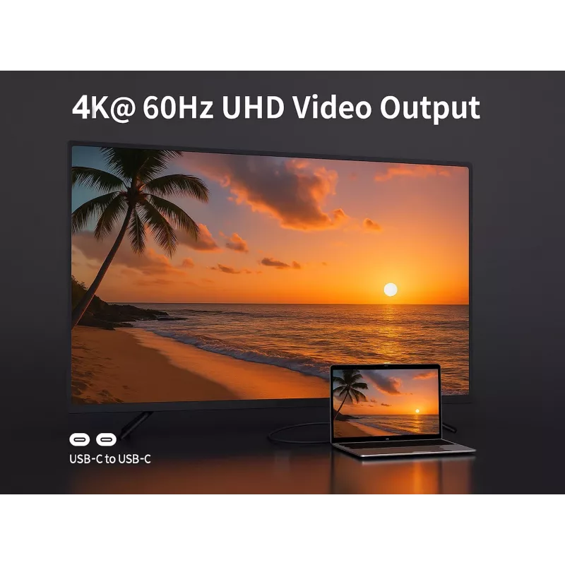Equip USB 4 ultra tenký C‑na‑C kábel, 1,2 m, PD240W, 4K/60Hz, 40 Gbps, čierny