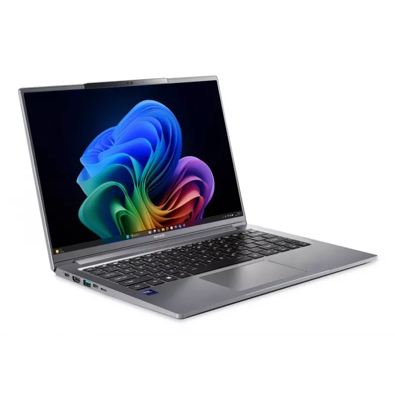 TERRA Mobile 1471L Copilot+ PC Intel Core Ultra 7 258V notebook 35,6 cm (14 palcov) WUXGA 32 GB DDR5-SDRAM 1 TB SSD Wi-Fi 7 (802.11be) Windows 11 Pro nemecká sivý