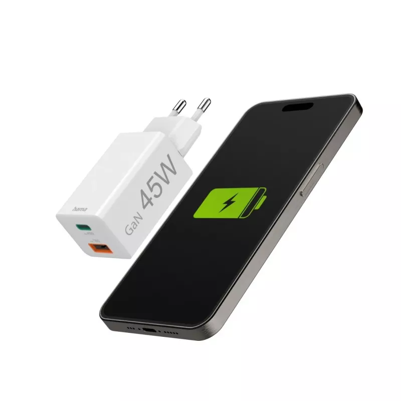 Hama 00125141 mobilná nabíjačka univerzálna biela AC rýchle nabíjanie interiér