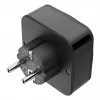 Hama 00223460 adaptér sieťovej zástrčky typ E/F hybrid univerzálny čierny