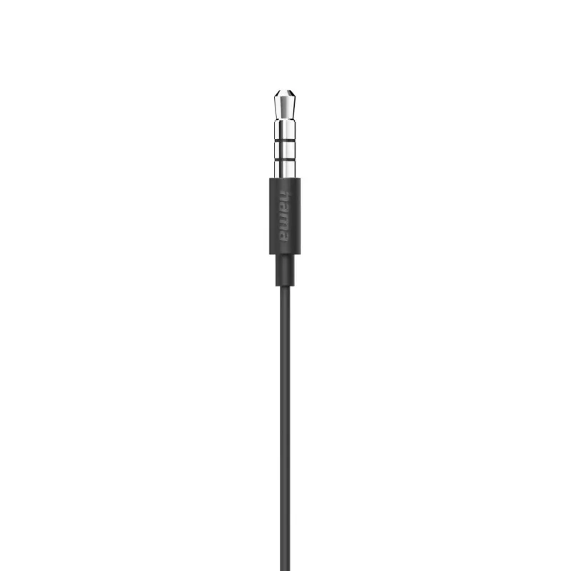 Hama Noble headset káblový in-ear hovory/hudba čierny