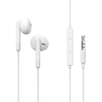 Hama Noble headset káblový in-ear hovory/hudba biely