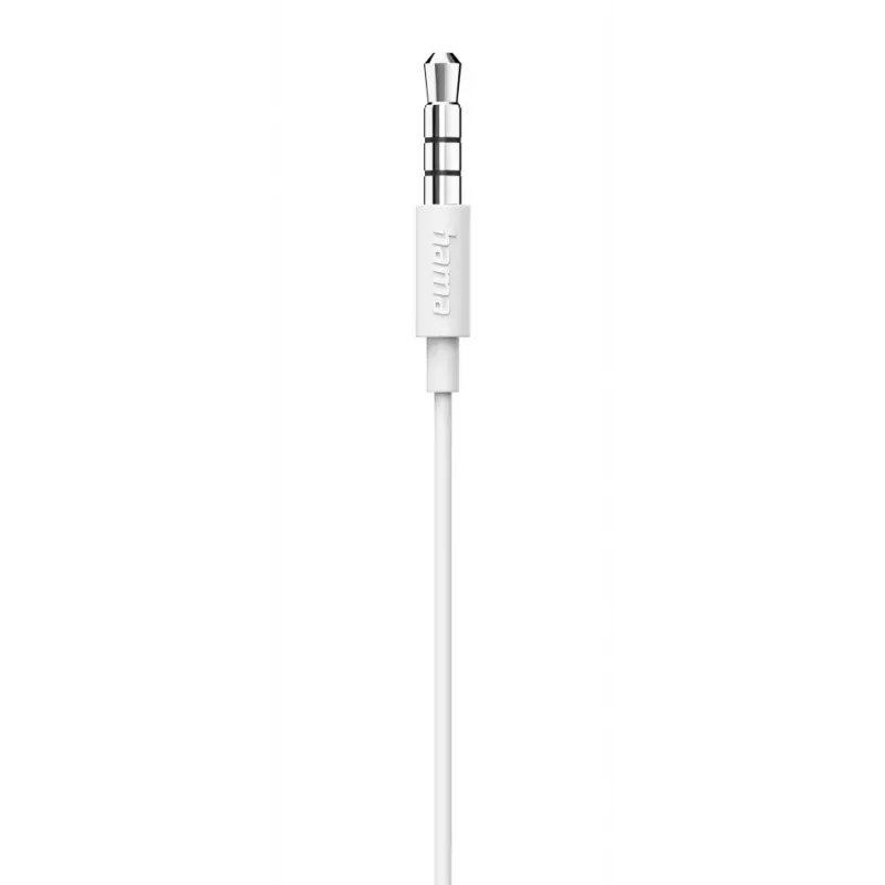Hama Noble headset káblový in-ear hovory/hudba biely