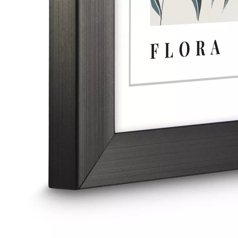 Hama Flora rám na jednu fotografiu sivý