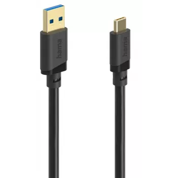 Hama 00202005 USB kábel USB 3.2 Gen 1 (3.1 Gen 1) 0,75 m USB A USB C čierny