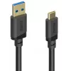 Hama 00202005 USB kábel USB 3.2 Gen 1 (3.1 Gen 1) 0,75 m USB A USB C čierny