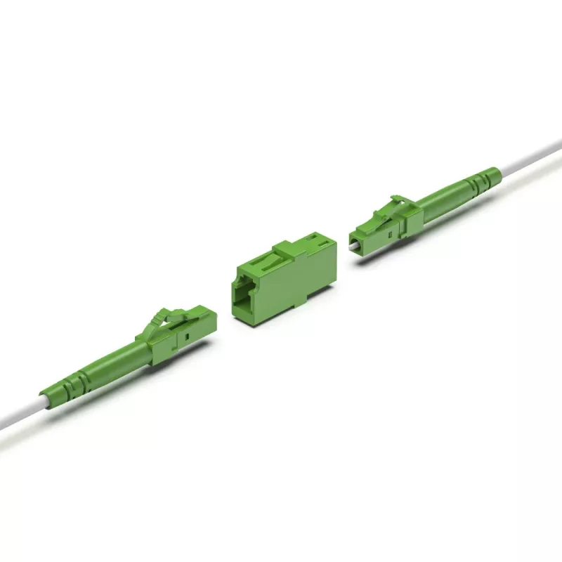 Hama 00200801 adaptér skleneného vlákna LC/APC 1 ks zelený