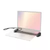 Hama 00200149 dokovacia stanica/replikátor portov pre notebook čierna, sivá