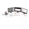 Hama 00200149 dokovacia stanica/replikátor portov pre notebook čierna, sivá
