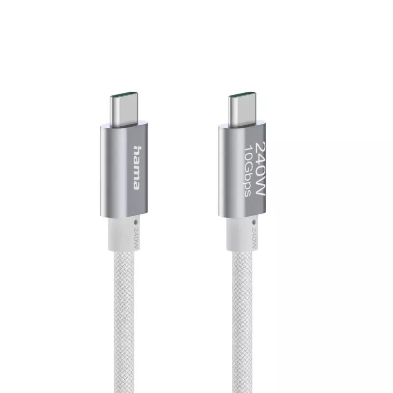 Hama Full-Featured USB kábel USB 3.2 Gen 2 (3.1 Gen 2) 1,5 m USB C biely