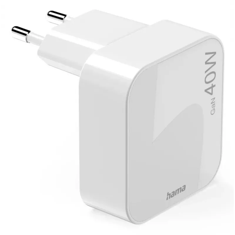 Hama 00125148 mobilná nabíjačka smartfón, tablet biela AC rýchle nabíjanie interiérová