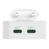 Hama 00125148 mobilná nabíjačka smartfón, tablet biela AC rýchle nabíjanie interiérová