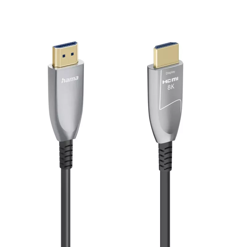 Hama 00202036 HDMI kábel 15 m HDMI Type-A (štandard) čierny, sivý, strieborný