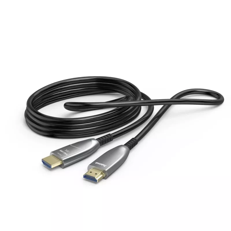 Hama 00202036 HDMI kábel 15 m HDMI Type-A (štandard) čierny, sivý, strieborný