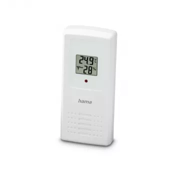 Hama 00222244 digitálna meteostanica biela, na batérie