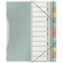 Esselte Colour'Breeze deliaca kniha s 12 tabmi, viacfarebná, polypropylén (PP), 266 mm, 20 mm, 370 g, 1 kus