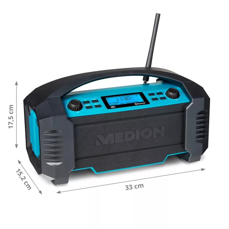 MEDION LIFE E66050 stavebný analógový a digitálny čierna, modrá