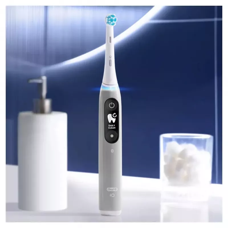 Braun iO Series 6 vibračná zubná kefka pre dospelých sivá